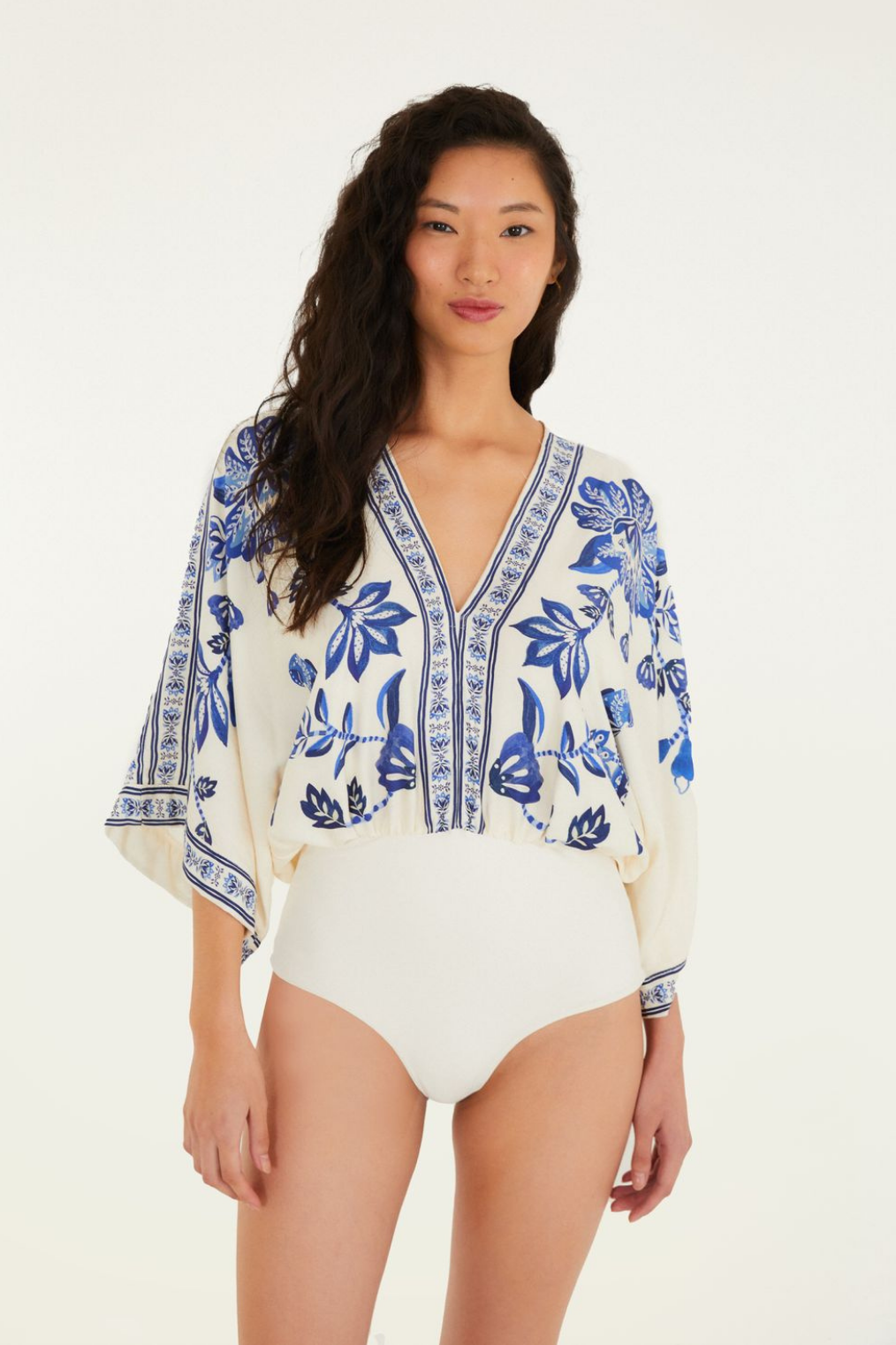 Body Feminino Estampado Coqueiro Tropical – Farm - Benui Store