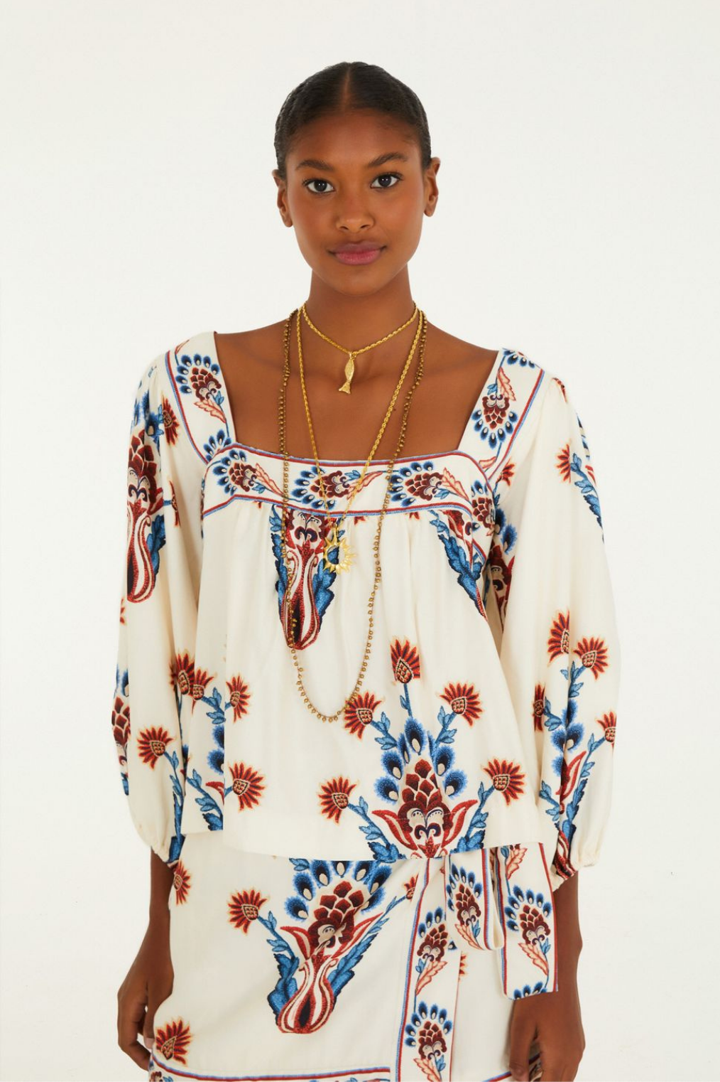 Bata Feminina Adriele 01 Estampada – Estilo Boho Sofisticado - Benui Store