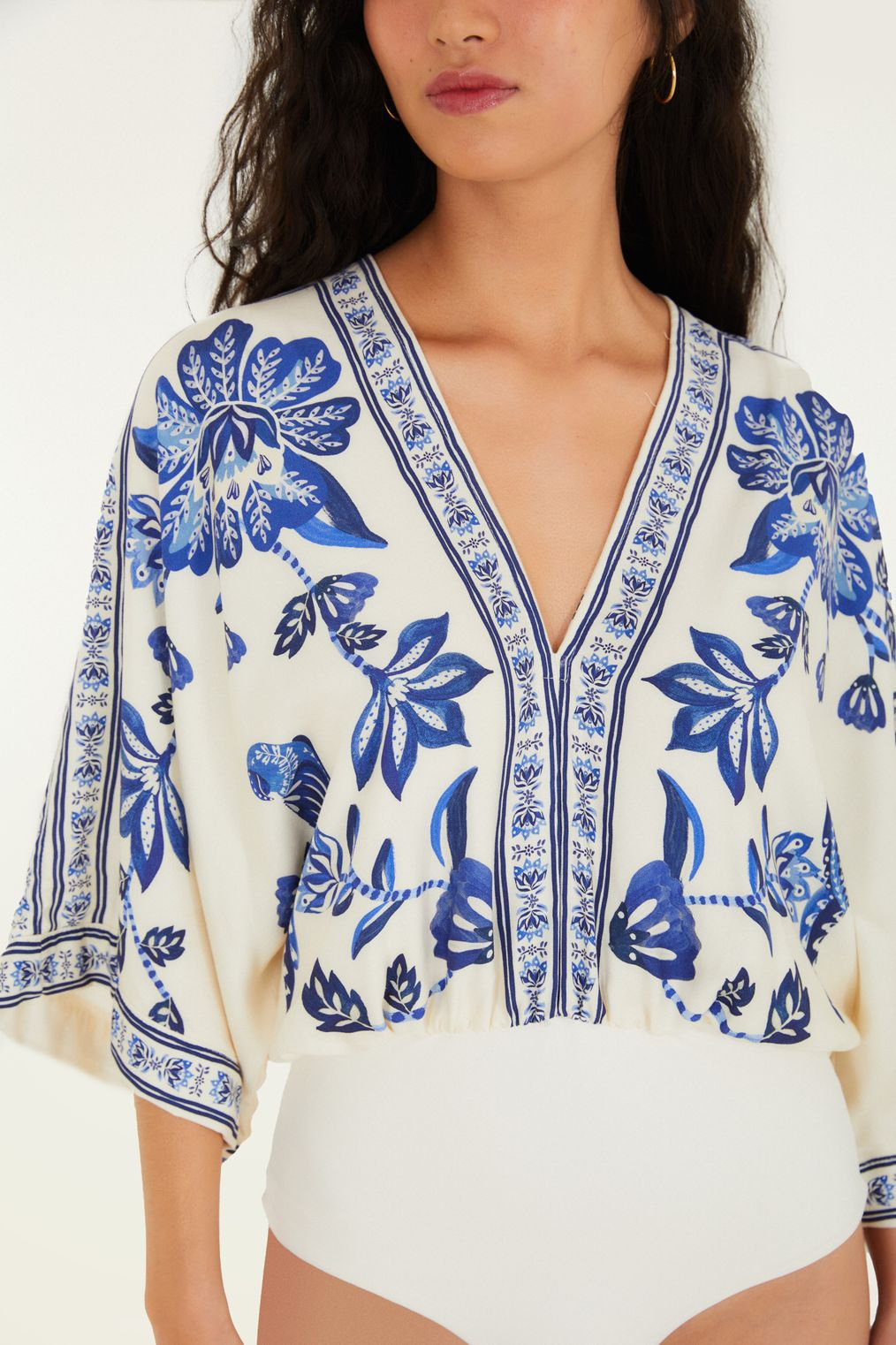 Body Feminino Estampado Coqueiro Tropical – Farm - Benui Store