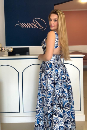 Vestido Cropped Feminino Estampado Paraíso de Flor – Farm - Benui Store