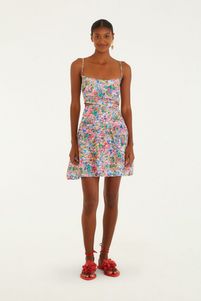 Vestido Curto Feminino Estampado Camponesa – Farm - Benui Store