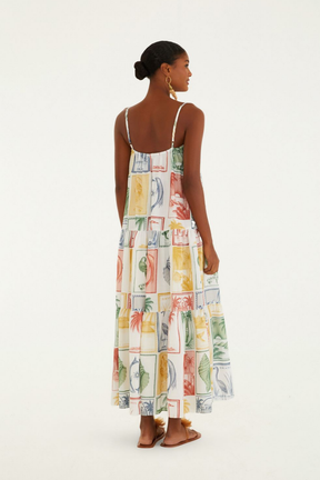 Vestido Feminino Estampado Brasil Vintage – Farm - Benui Store