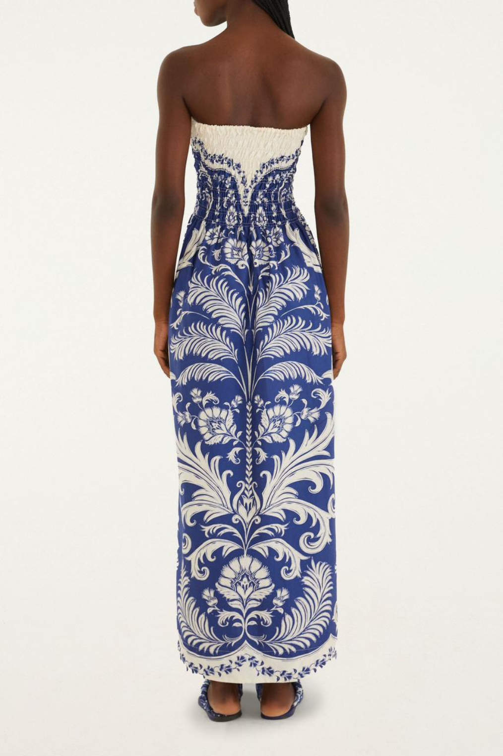 Vestido Midi Feminino Sem Alças Santorini – Farm - Benui Store