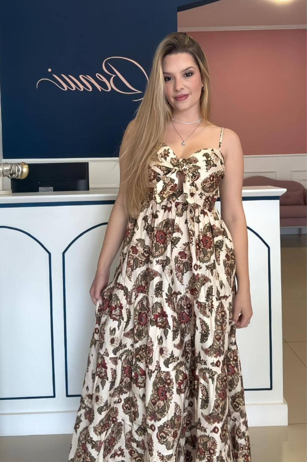 Vestido Marias Feminino Estampado Floral Raiana - Benui Store