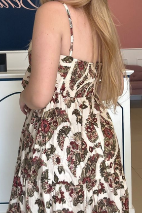 Vestido Marias Feminino Estampado Floral Raiana - Benui Store