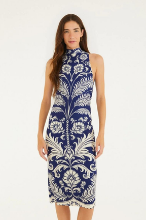 Vestido Midi Feminino Santorini – Farm - Benui Store